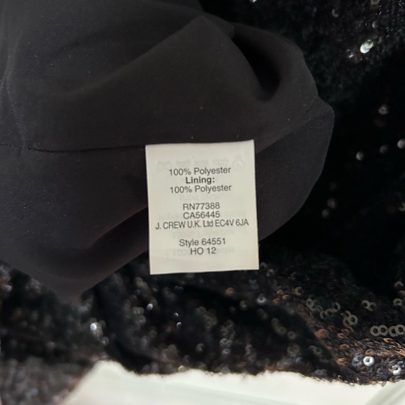 madewell (broadway & broome) | black lightbox sequin mini dress - Picture 6 of 7